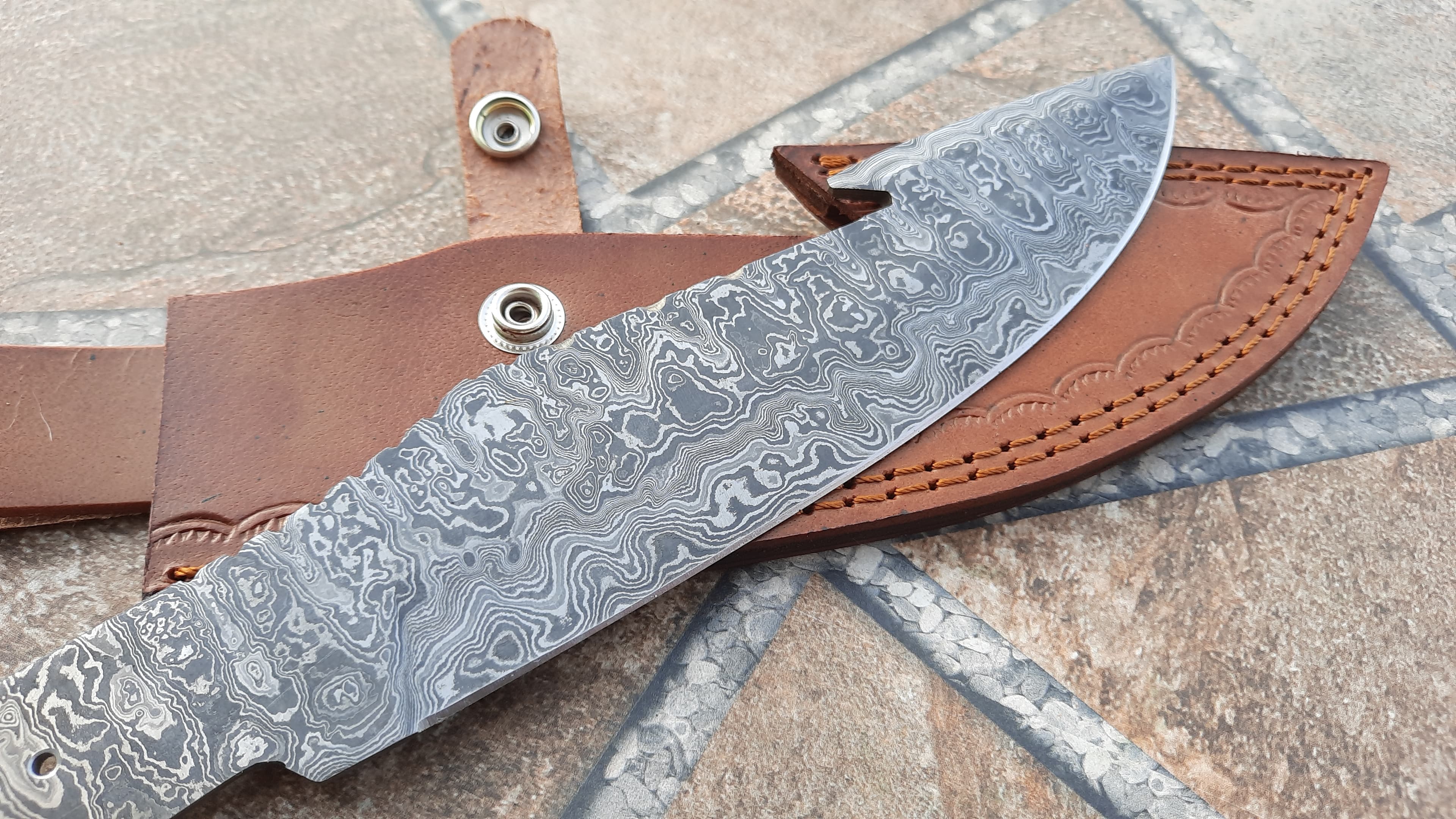 Damascus Blank Blade